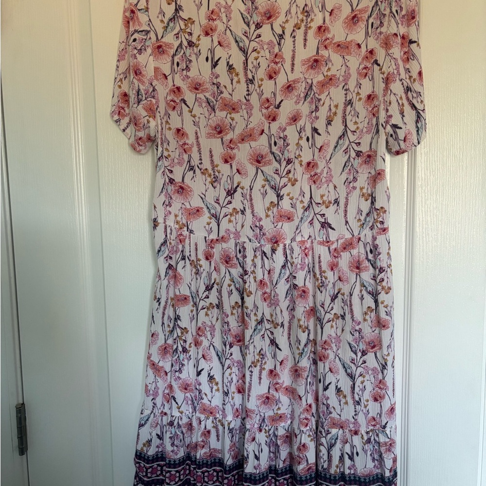 Knox Rose Pink and Purple Floral Dress - Picture 4 of 4